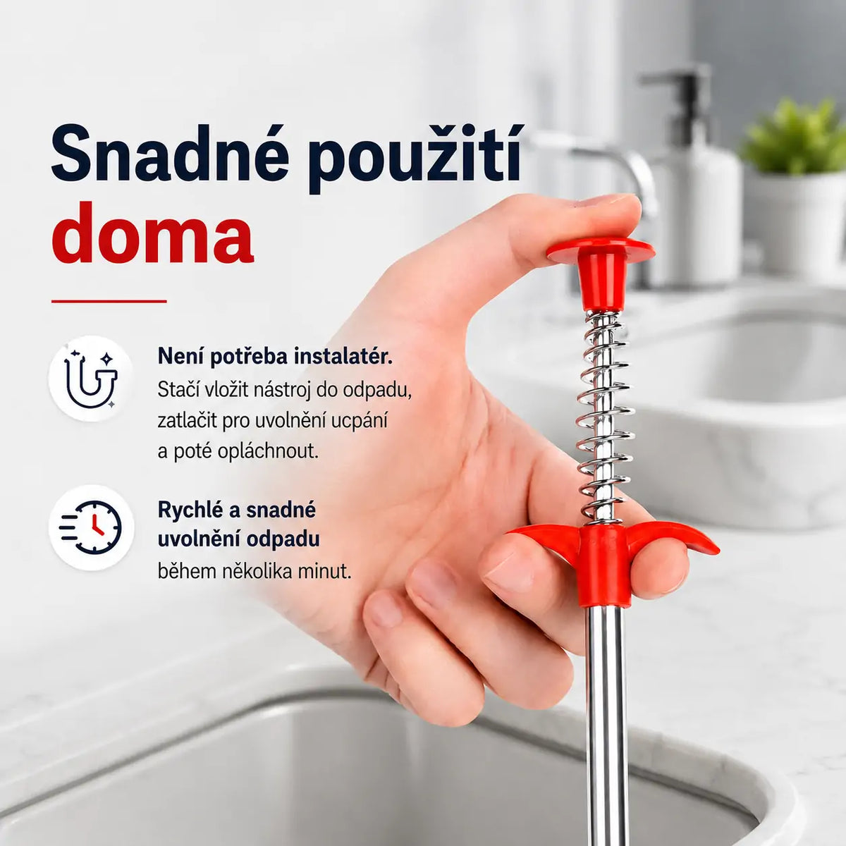 🔥Last Day 50% OFF -🚿Professional Drain Clog Remover Tool – A Must-Have For Every Home