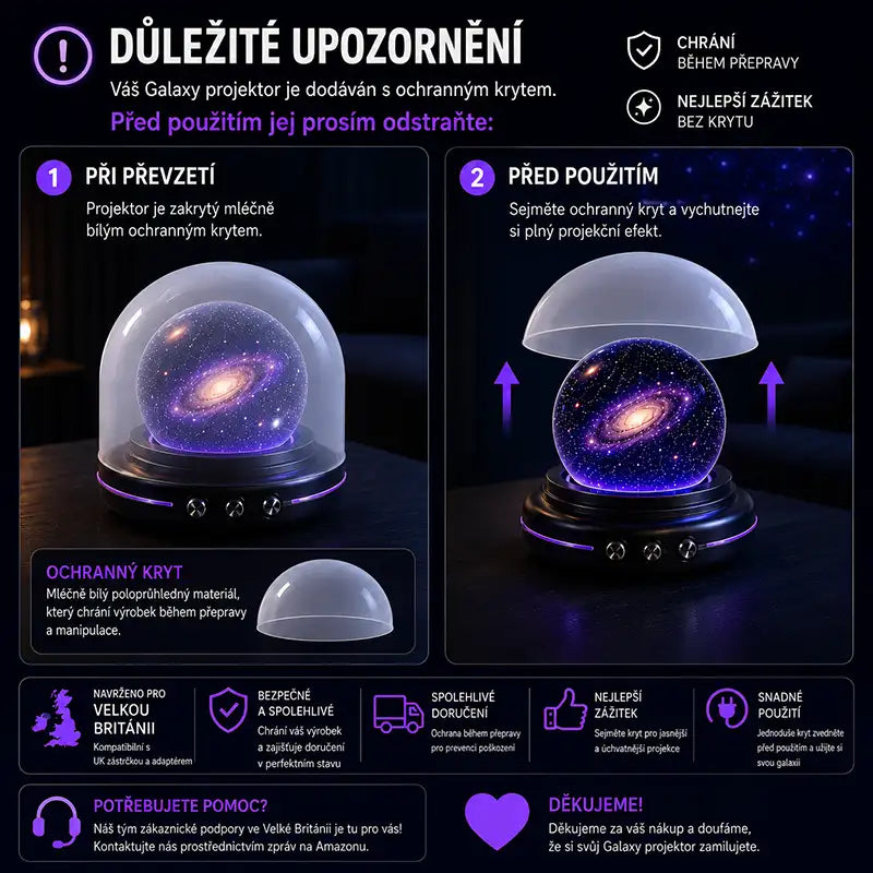 Topacme® 5D Hvězdný Projektor