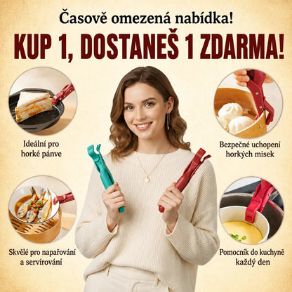 🔥 Vylepšená verze s protiskluzovým úchopem a vysokou tepelnou odolností | KUP 1, DOSTANEŠ 1 ZDARMA