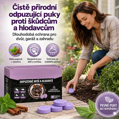 Natural Scented Pest Repellent Pucks – Multi-Pest Protection for Home, Garage & Outdoors