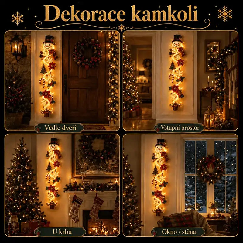 |⏳ Poslední den! Sleva 70 % – 🎄🎅 Svítící vánoční dekorace MerryCascade™ | 6 svátečních motivů ✨